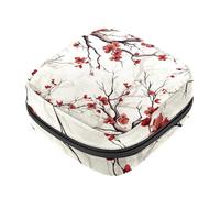 Borsa per il ciclo mestruale per ragazze donne signore, albero e fiore, 2154 sacchetti per lo smaltimento degli assorbenti igienici, grande capacità con cerniera