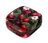 Borsa per il ciclo mestruale per ragazze donne signore, Cherry-856 sacchetti per lo smaltimento dei tovaglioli igienici, sacchetto mestruale con cerniera di grande capacità
