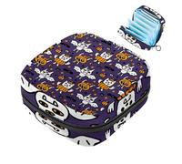 Borsa per il ciclo mestruale per ragazze donne signore, Happy Halloween-1439 sacchetti per lo smaltimento dei tovaglioli igienici, grande capacità con cerniera