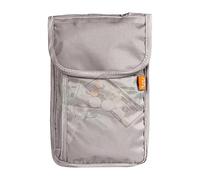 Borsa per il collo da viaggio, per documenti di viaggio, per il collo, protezione antifurto, impermeabile, per biglietti aeroporto, pendolari, uso quotidiano, grigio., vedi descrizione, Vedi