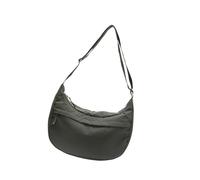 Borsa per il corpo a croce in nylon semplice per le donne di grande capacità, facile da trasportare per il pendolarismo e la pratica dello shopping in borse della spesa, verde
