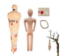 Borsa per il corpo, decorazioni per Halloween, manichino gonfiabile a corpo intero, a grandezza naturale, ornamenti horror realistici per recinzioni, feste, scena del crimine, allestimento portico