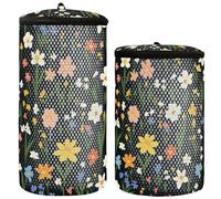 Borsa per il lavaggio delle scarpe con fiori estivi, narcisi, iris, narcisi, per lavatrice, scarpe da ginnastica, confezione da 2 sacchetti per la pulizia delle scarpe, estate Fiori Narciso Iris