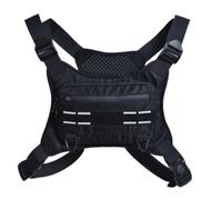 Borsa Per Il Petto Da Corsa, Sacchetto Del Torace Per Allenamenti, Borsa Del Torace Regolabile E Traspirante Borsa Del Torace Riflettente Sacchetto Del Torto, Zaino Da Corsa Per Uomo E F, Nero , Se