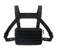 Borsa per il petto da uomo - Gilet regolabile impermeabile per pesca a mosca | Attrezzature da viaggio per l'idratazione, l'allenamento, la bicicletta, il fitness, la passeggiata, il ciclismo, il