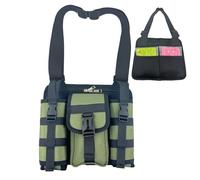 Borsa per il petto per gli uomini, impermeabile, organizer per attrezzi da bicicletta, per viaggi, palestra, escursioni, sport, lavoro, scuola, negozio, cellulare, ombrello