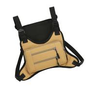 Borsa per il petto per sport all'aria aperta, per uomini e donne, impermeabile, per il petto, per la corsa, cachi