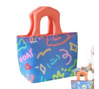 Borsa Per Il Portapranzo Isolata Impermeabile Riutilizzabile Grande | Borsa Pranzo Con Maniglia Di Trasporto Per Donne Uomini Adulti Madre Pendolari Scuola Picnic Campeggio Spiaggia Arancia
