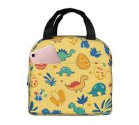 Borsa per il pranzo a forma di uovo di dinosauro, per donne e uomini, graziosa scatola termica per il pranzo, a prova di perdite, per lavoro, scuola, picnic, escursionismo
