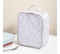 Borsa per il pranzo a pois per adolescenti, design semplice ed elegante, popolare, adatta per scuola, picnic, uscite all'aperto e altre attività, regalo perfetto per il ritorno a scuola dei bambini, c
