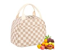 Borsa per il pranzo a vellutoy - tote più fresca isolata da 9,8 pollici per i pasti, grande capacità con funzione di vano termico, scatola dei pranzi per scuola, lavoro, viaggio, picnic e uso all'aper