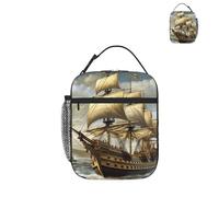 Borsa per il pranzo Age of Discovery Ship Borsa termica a tenuta stagna per picnic e viaggi