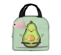 Borsa per il pranzo con motivo carino per le donne riutilizzabile Lunch Box isolato Cooler Lunchbox Borsa portatile per il pranzo per gli uomini Contenitore per il pranzo di grande capacità per il
