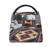 Borsa per il pranzo con piante verdi nella stanza per donne e uomini, riutilizzabile, borsa termica per il pranzo, grande capacità, contenitore per il pranzo, per lavoro, ufficio, picnic, viaggi