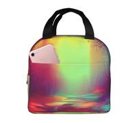 Borsa per il pranzo con stampa colorata da sogno per l'uomo,Borsa per il pranzo per donna,Scatola per il pranzo isolata a tenuta stagna