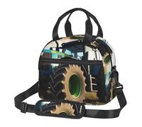 Borsa per il pranzo con trattore agricolo per uomini e donne, isolata, per adulti, riutilizzabile, con tracolla regolabile, grande capacità, a prova di perdite, per lavoro, viaggi, ufficio