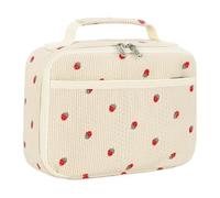 Borsa Per Il Pranzo Da Donna - Graziosa Scatola Termica | Supporto Termico Riutilizzabile In Velluto A Coste | Organizer A Prova Di Perdite 25,5x19x10 Cm | Per Picnic, Lavoro, Spiaggia, Viaggi