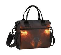 Borsa per il pranzo da uomo, borsa termica per il pranzo, grande, con occhi fenici, a prova di perdite, per ufficio, viaggio, borsa per il pranzo, M