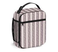 Borsa per il pranzo floreale riutilizzabile, tema degli alberi autunnali Stagione a Madre Terra, piccola scatola per il pranzo per uomini e donne Borsa per il pranzo portatile isolata per adulti a