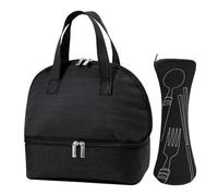 Borsa Per Il Pranzo In Foglio Di Alluminio Da 1 Pezzo, Borsa In Tessuto Per Stoviglie Portatile Da 1 Pezzo, Design Resistente E Leggero, Adatto A Studenti E Impiegati.