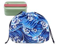 Borsa per il pranzo in stile giapponese con coulisse,Borsa per il pranzo in stile giapponese - Pratiche borse per il pranzo | Pratica borsa per il pranzo con coulisse, borsa per il pranzo