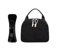 Borsa Per Il Pranzo In Velluto A Coste Da 1 Pezzo, Borsa Per Posate Da 1 Pezzo, Stile Retrò Classico, Materiale Morbido E Confortevole, Adatto Per Uso Domestico Ed Esterno.