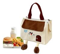 Borsa per il pranzo isolata, riutilizzabile, isolata, grande borsa per il pane, per viaggi, campeggio, scuola, ufficio, picnic, all'aperto, per bambini, ragazzi, donne, scuola, ufficio, lavoro, viaggi