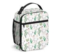Borsa Per Il Pranzo Moderna Portatile Borsa Per Pasti Isolata,Cammello Caldo a Pianta Del Deserto Del Sud, Borsa Per Il Pranzo Riutilizzabile Borsa Termica Contenitore Per Alimenti Per Viaggi Di L