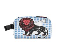 Borsa per il pranzo per bambini compatta da donna, contenitore per il pranzo mantiene il cibo caldo più fresco termico per la scuola e i viaggi nero Leo Printmaking stile blu bolso para comida