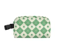 Borsa per il pranzo per bambini, impermeabile, da donna, con fibbia, isolata, per scuola, università, verde, beige, poker
