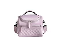 Borsa per il pranzo per donne e uomini, grande, isolata, 1 set di borsa adatta per ufficio e conservazione che consente di trasportare tutto in un unico posto comodo (viola)