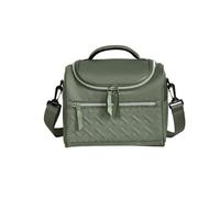 Borsa per il pranzo per donne e uomini, grande, isolata, 1 set di borsa adatta per ufficio e conservazione che consente di trasportare tutto in un unico posto comodo (verde)