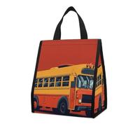 Borsa per il pranzo per donne e uomini, graziosa scatola termica per il pranzo, riutilizzabile, portatile, gialla, borsa per il pranzo, per lavoro, ufficio, viaggi