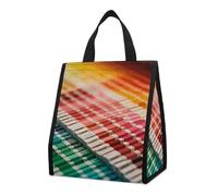Borsa per il pranzo per donne e uomini, graziosa scatola termica per il pranzo, riutilizzabile, portatile, diversi libri, borsa per il pranzo, per lavoro, ufficio, viaggi