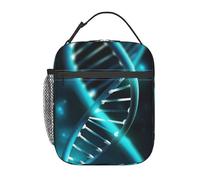 Borsa per il pranzo per donne e uomini, riutilizzabile, isolata, borsa per il pranzo, scienza, gene filo, a tenuta stagna, portatile, contenitore per il pranzo per picnic e viaggi