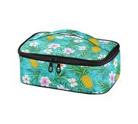 Borsa per il pranzo per gli uomini vibrante ananas colorato palma blu viaggio pranzo Tote Bag loncheras para Mujer con contenedores