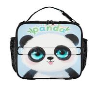 Borsa per il pranzo per ragazzi e uomini, impermeabile, per adulti, mantiene il cibo caldo, termica, per picnic, escursionismo, campeggio, cavallo in legno, stile nordico