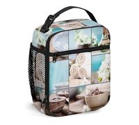 Borsa per il pranzo portatile per spa, borsa per pasti isolata, tema Estremo Oriente vicino al tuo cuore, borsa per il pranzo riutilizzabile, borsa termica, contenitore per alimenti, per viaggi di lav
