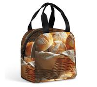 Borsa per il pranzo riutilizzabile Cestino di pane isolato Lunch Box per donne uomini a prova di perdite Cooler Lunch Tote Bag Borsa per il pranzo Borsa per il lavoro Viaggi Ufficio Picnic