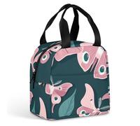 Borsa per il pranzo riutilizzabile, color ciano scuro, isolata, per donne e uomini, a prova di perdite, borsa termica per il pranzo, borsa per il pranzo, borsa per i pasti per lavoro, viaggi, ufficio