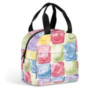 Borsa per il pranzo riutilizzabile, in stile morbido, isolata, per donne e uomini, a prova di perdite, borsa per il pranzo, borsa per il pranzo, borsa per il pranzo, per lavoro, viaggi, ufficio