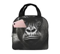 Borsa per il pranzo riutilizzabile isolata Maschio Gorilla Lunch Box per donne uomini portatile a prova di perdite Lunch Bag Cooler Food Lunch Container per lavoro viaggi all'aperto
