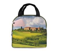 Borsa per il pranzo riutilizzabile isolata Toscana Primavera Lunch Box Per Le Donne Uomini Portatile A tenuta stagna Lunch Tote Bag Cooler Food Lunch Container Per Lavoro Viaggi All'aperto