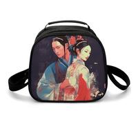 Borsa per il pranzo riutilizzabile per le donne Borsa per il pranzo isolata per gli uomini Lunchbox Opera Style Immagini Lunch Cooler Bag a prova di perdite Contenitore per il pranzo per il lavoro