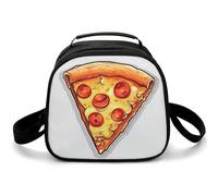 Borsa per il pranzo riutilizzabile per le donne Borsa termica per il pranzo per gli uomini Lunch Box Cartoon Pizza Lunch Cooler Bag Contenitore per il pranzo a prova di perdite per il lavoro Picnic