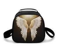 Borsa per il pranzo riutilizzabile per le donne Borsa termica per il pranzo per gli uomini Lunchbox Angel Wing Lunch Cooler Bag a prova di perdite Contenitore per il pranzo per il lavoro Picnic Viaggi