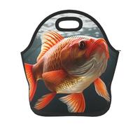 Borsa per il pranzo riutilizzabile per le donne isolata Lunch Box per gli uomini a prova di perdite Borsa per il pranzo con vero pesce Borsa tote per il pranzo di grande capacità per ufficio, viaggi