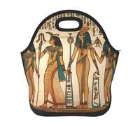 Borsa per il pranzo riutilizzabile per le donne Scatola termica per il pranzo per gli uomini a prova di perdite Lunchbox Donne nell'antico Egitto Borsa per il pranzo Grande Capacità Borsa termica per