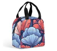 Borsa per il pranzo riutilizzabile, stile Art Déco, isolata, per donne e uomini, a prova di perdite, borsa per il pranzo, borsa per il pranzo, borsa per il pranzo, per lavoro, viaggi, ufficio, picnic