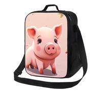 Borsa per il pranzo sorridente per donne e uomini, riutilizzabile, per ufficio, picnic, contenitore per il pranzo isolato, a prova di perdite, borsa portatile per il pranzo da viaggio